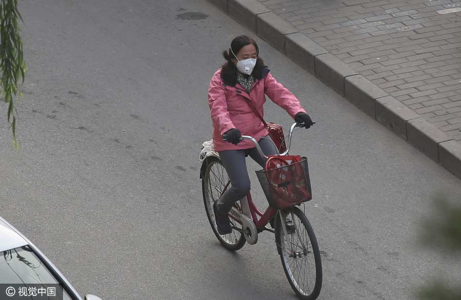 Onda de poluição abate-se sobre Beijing