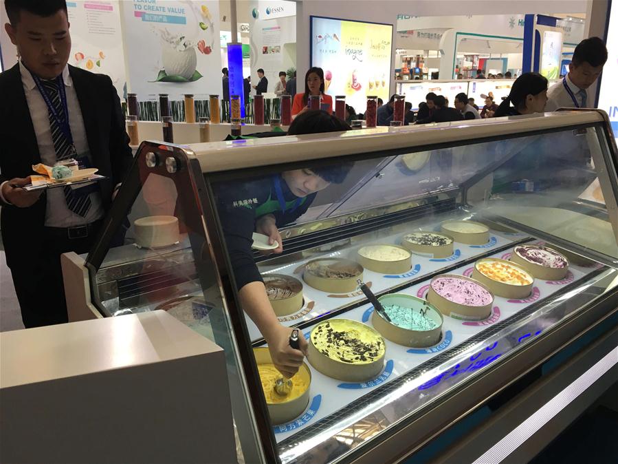 Maior exposição da indústria de sorvetes da Ásia é aberta em Tianjin