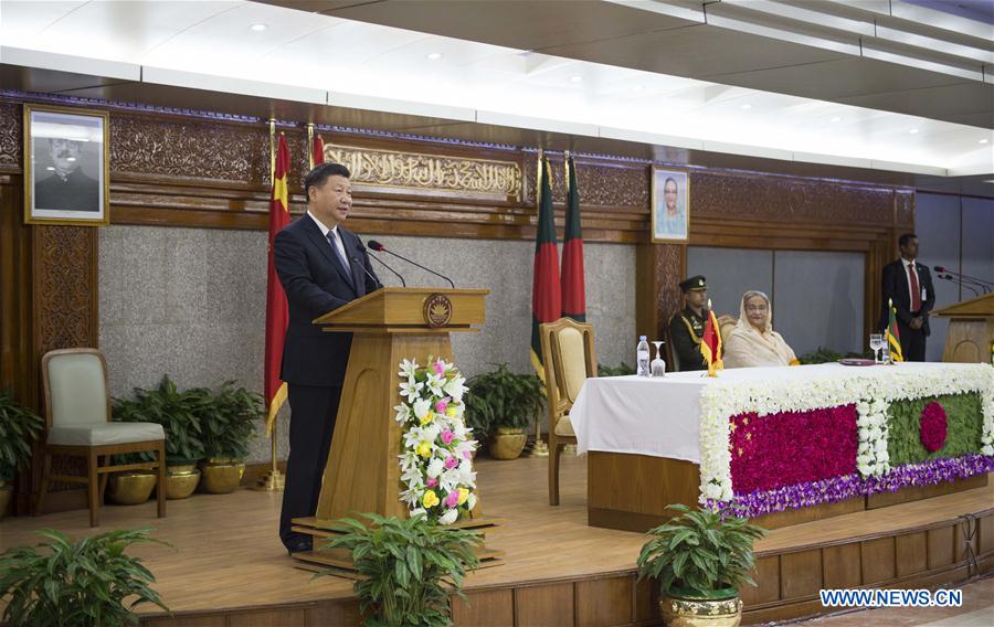 China e Bangladesh intensificam cooperação económica 