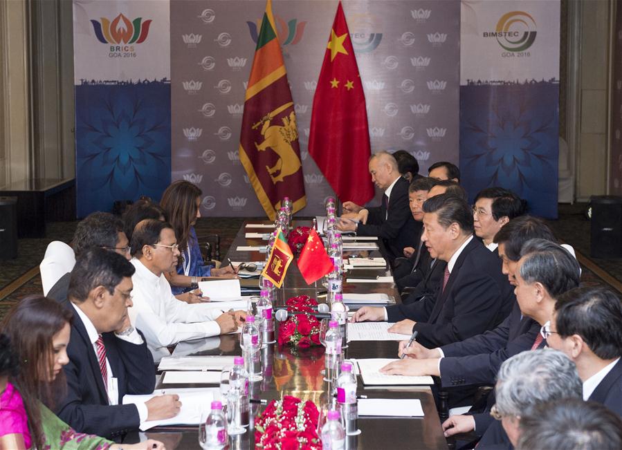 China e Sri Lanka prometem aprofundar cooperação em Rota da Seda