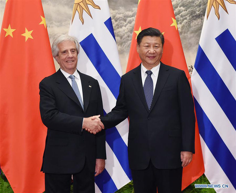 China e Uruguai estabelecem parceria estratégica