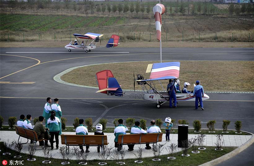 Aeroclube oferece visão panorâmica de Pyongyang