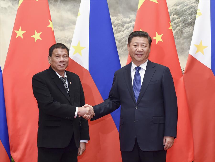 Xi e Duterte concordam sobre melhora completa de laços