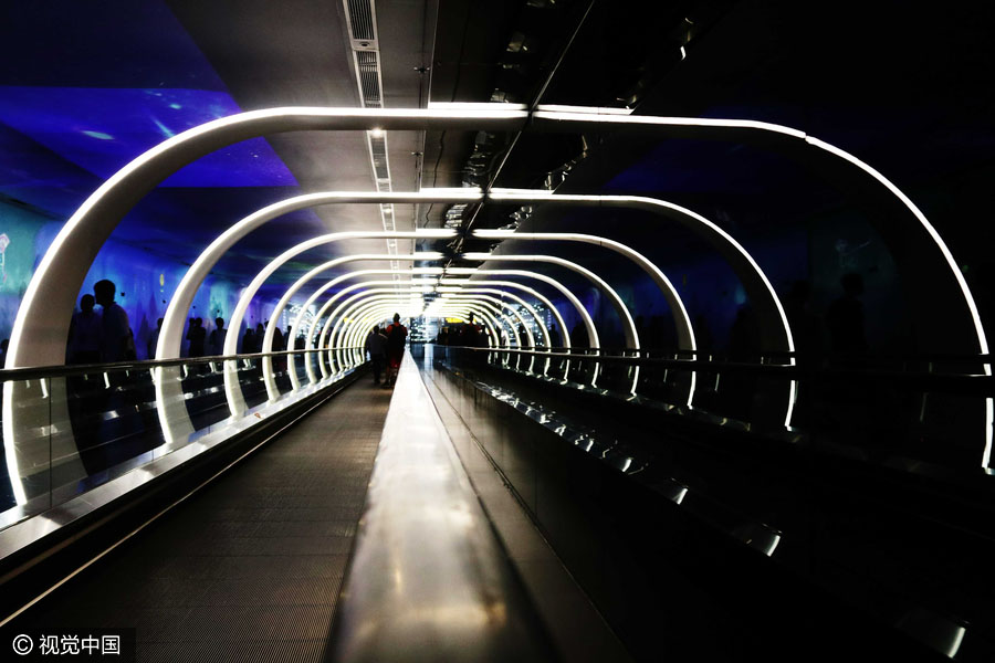 Inaugurado “Túnel no Espaço-Tempo” no aeroporto de Guangzhou