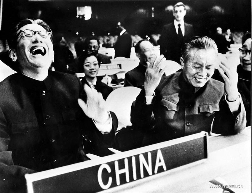 China reforça apoio à ONU, 45 anos depois da restauração do seu assento
