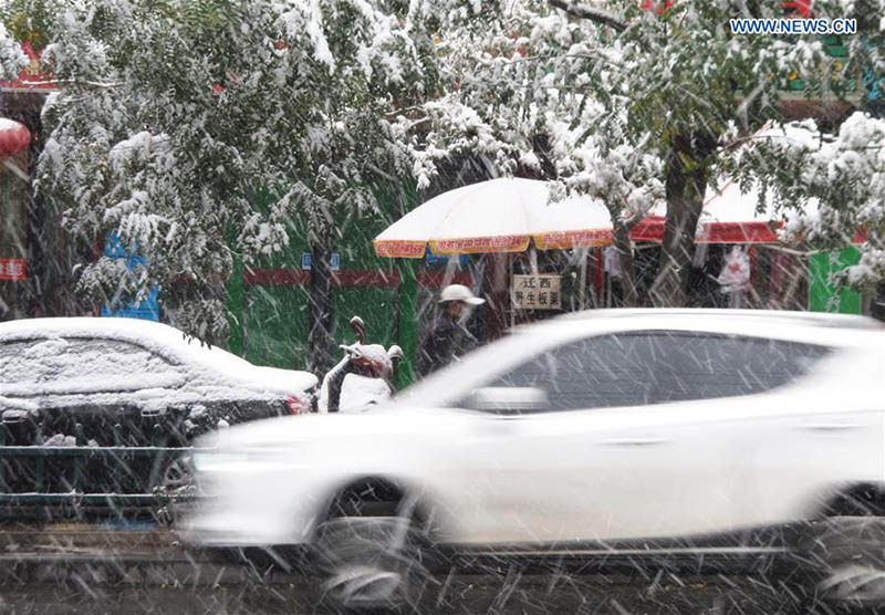 Frente fria chega e temperaturas ficam negativas em partes da China