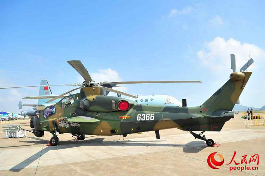 Helicóptero de ataque Z-10K faz primeira aparição pública
