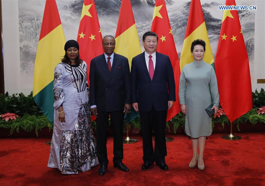Xi Jinping reúne-se com presidente da Guiné