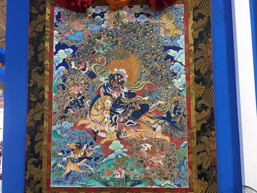 Obras de arte tibetanas fazem furor em Beijing