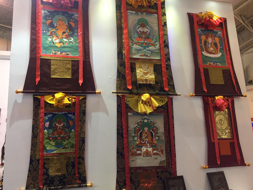 Obras de arte tibetanas fazem furor em Beijing