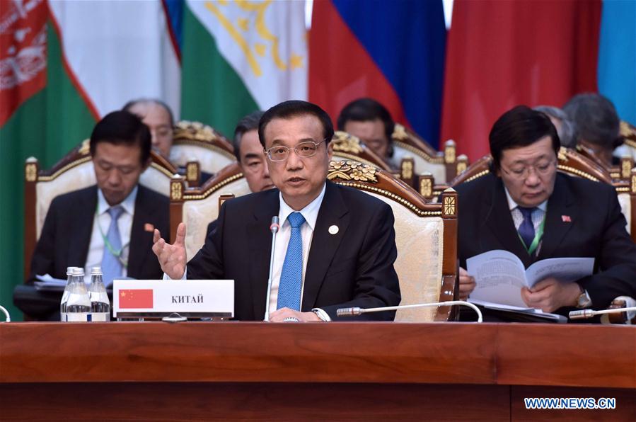 Li Keqiang participa da Reunião dos Primeiros Ministros dos Países Membros da OCS