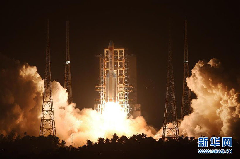 Novo foguete impulsiona sonho espacial da China