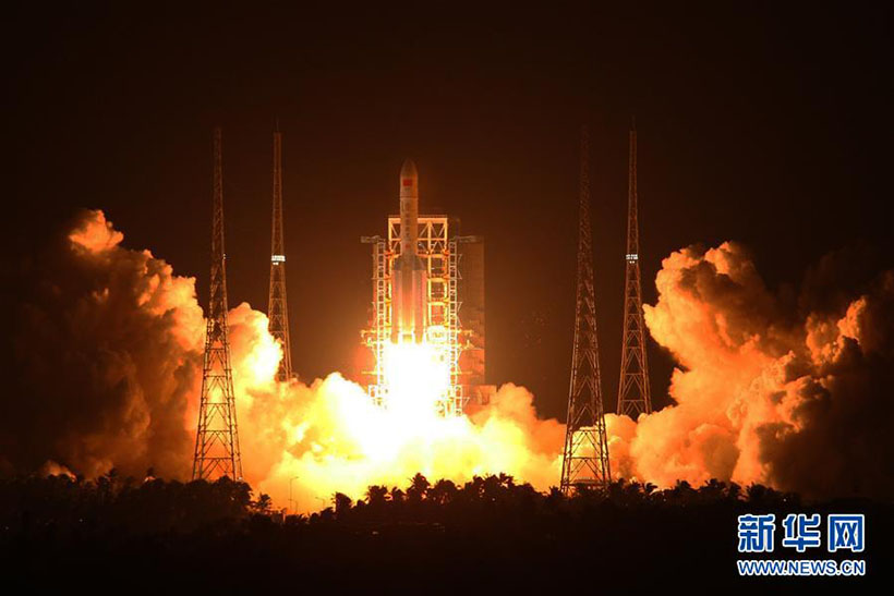 Novo foguete impulsiona sonho espacial da China