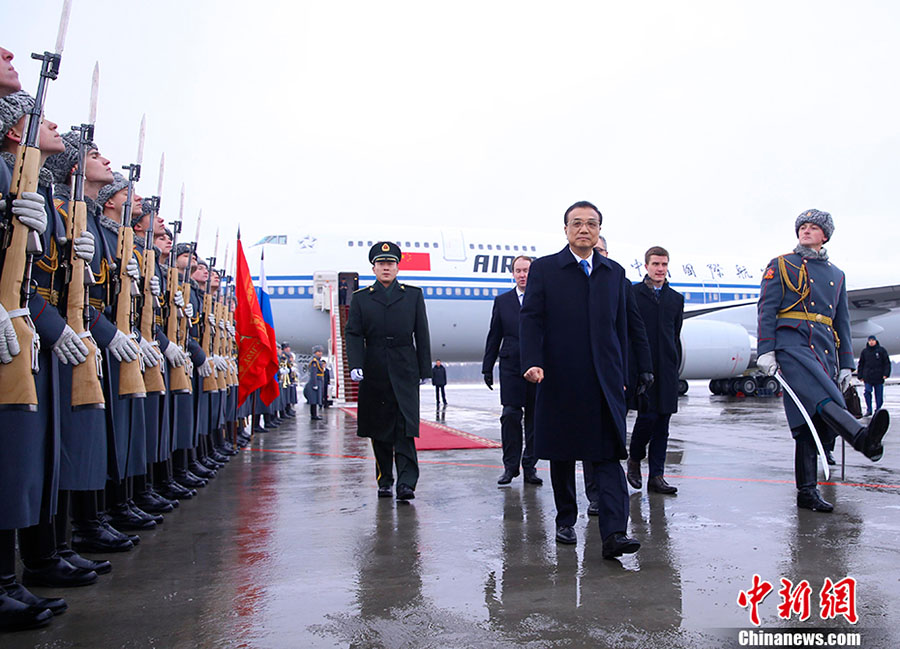 Visita de Li Keqiang à Rússia promove a cooperação bilateral integral
