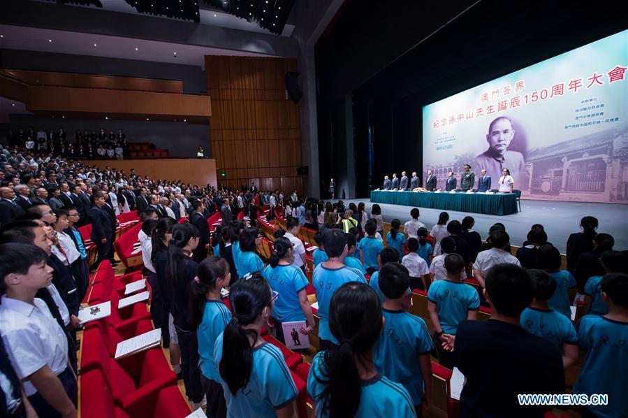 Macau comemora 150º aniversários de Sun Yat-sen