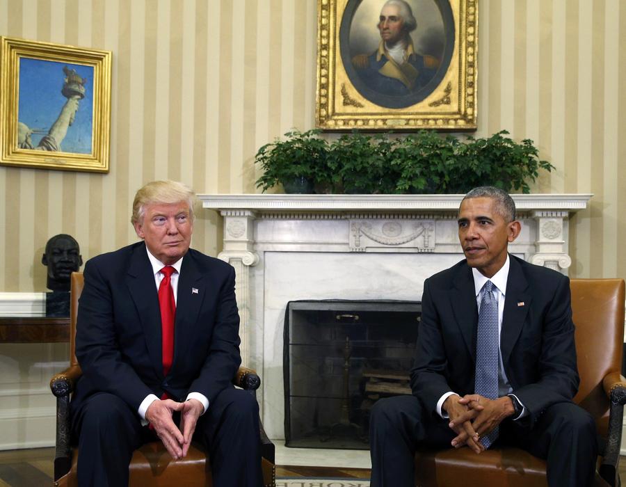 Obama se encontra com Trump na Casa Branca para discutir a transição de poder