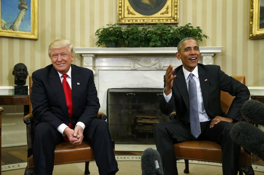 Obama se encontra com Trump na Casa Branca para discutir a transição de poder