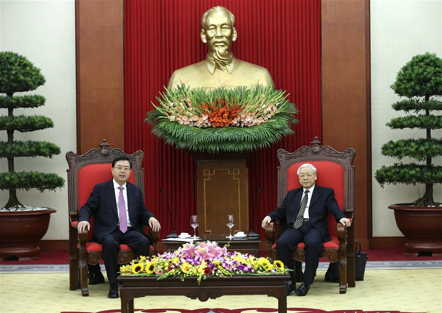 Altos líderes da China e Vietnã prometem impulsionar parceria de cooperação estratégica integral