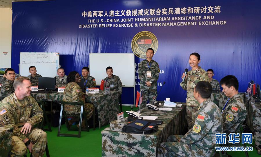 China e EUA começam exercício sobre alívio de desastres