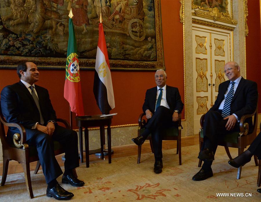 Presidente egípcio faz visita oficial a Portugal