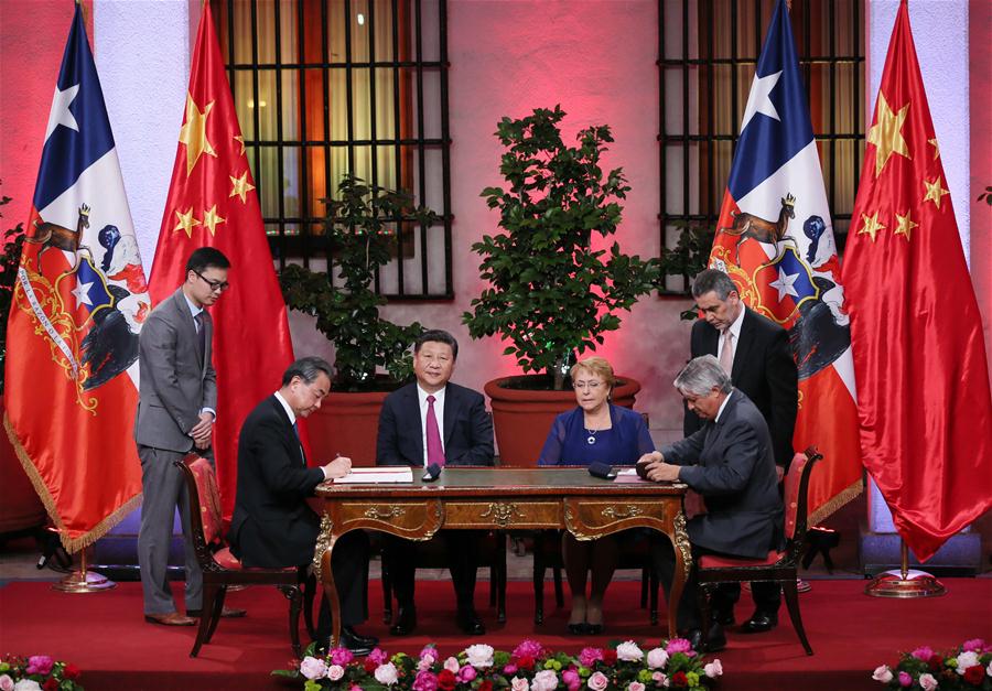China e Chile elevam laços para nível de parceria estratégica abrangente