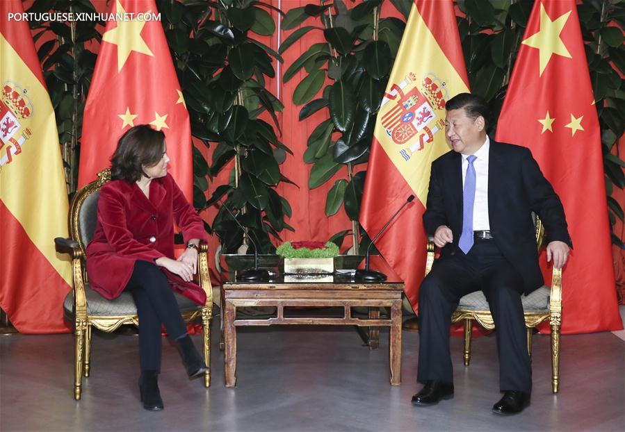 Presidente chinês espera cooperação mais estreita com a Espanha