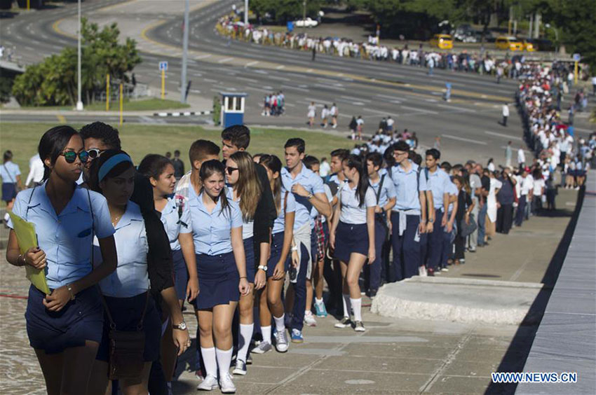 Capital de Cuba imersa em tristeza durante período de luto pelo falecimento de Fidel Castro