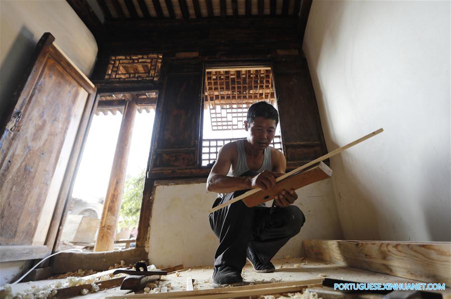 Vida diária em Lanzhou da província de Gansu