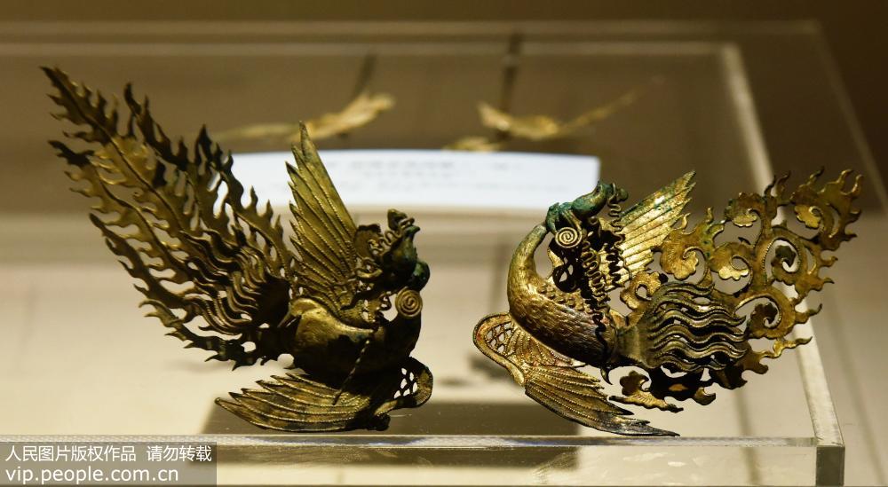 Relíquias culturais de ouro exibidas no leste da China