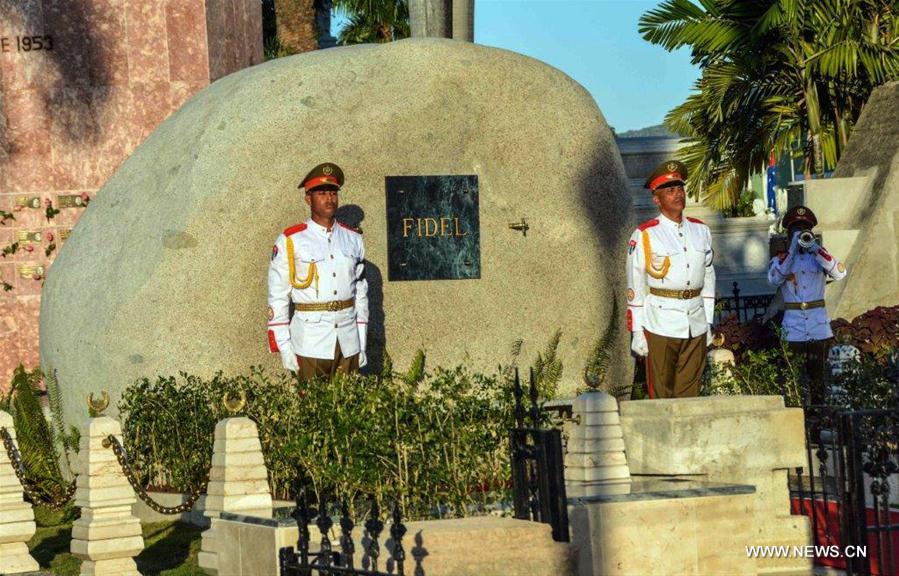 Cinzas de Fidel Castro repousam em Santiago de Cuba