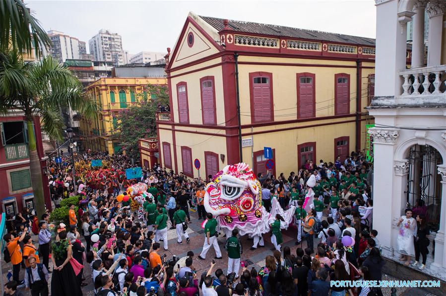 Macau vibra com “Desfile por Macau, Cidade Latina”