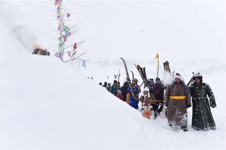 Atividades de inverno começam em Kanas do noroeste da China