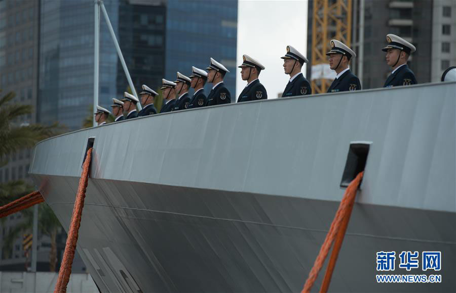 Esquadra naval chinesa visita os EUA