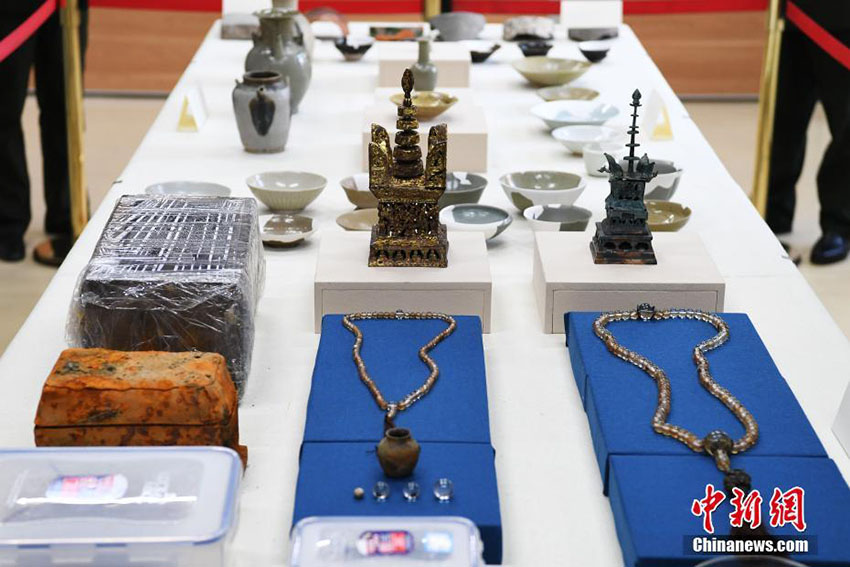 Shanghai expõe novas relíquias encontradas nas ruínas Qinglong