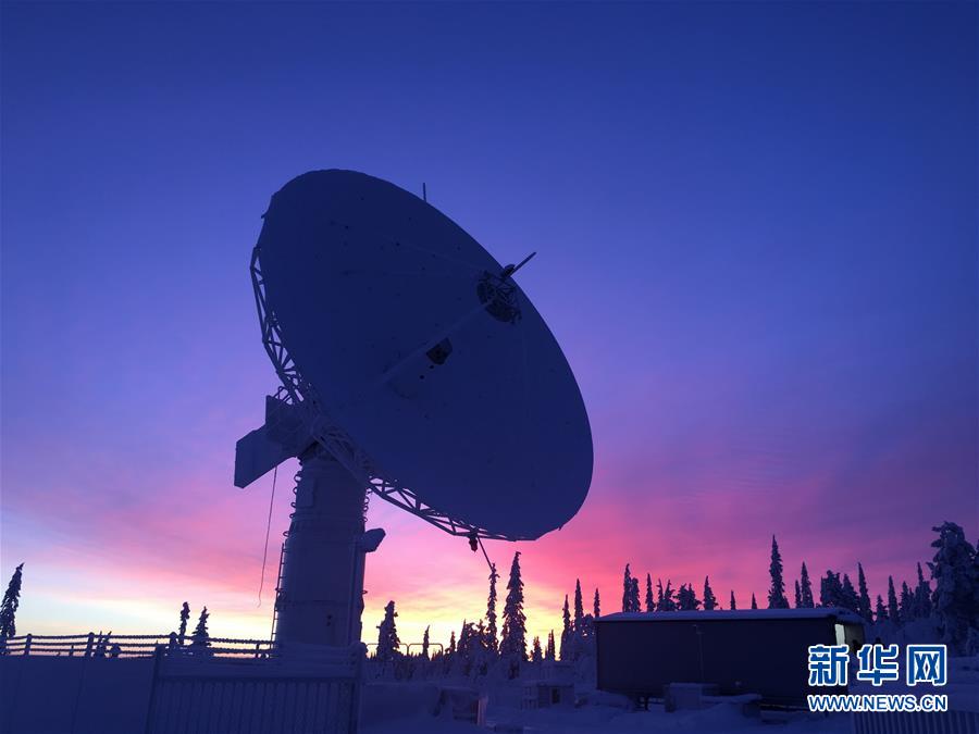 Primeira estação terrestre de receção de satélite da China no exterior em fase experimental
