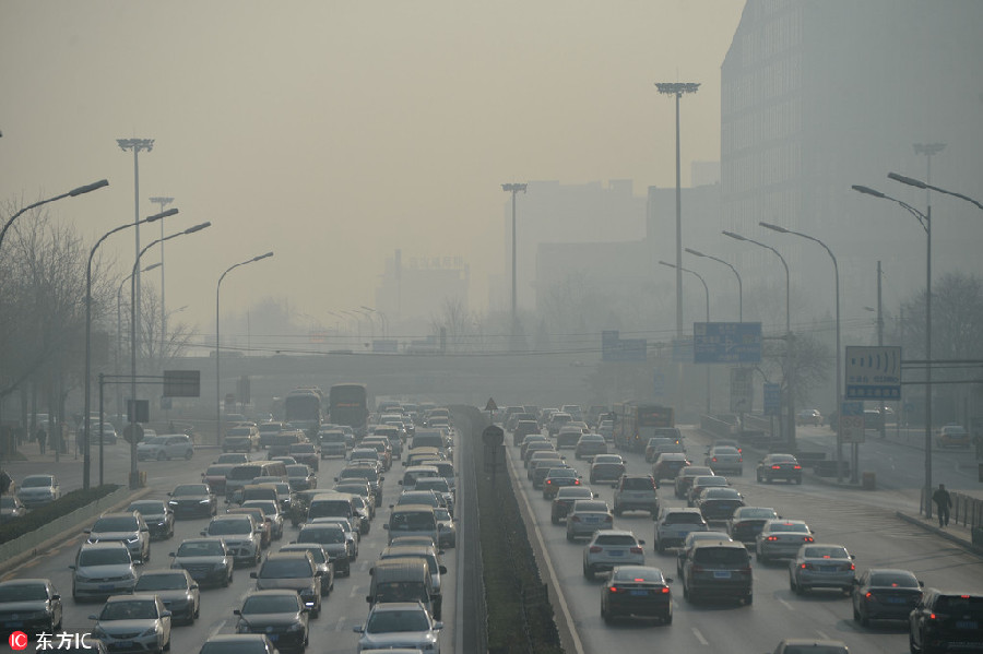 Smog mais forte do ano cobre cidades no norte da China