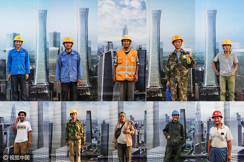 Os rostos por trás do edifício mais alto de Beijing