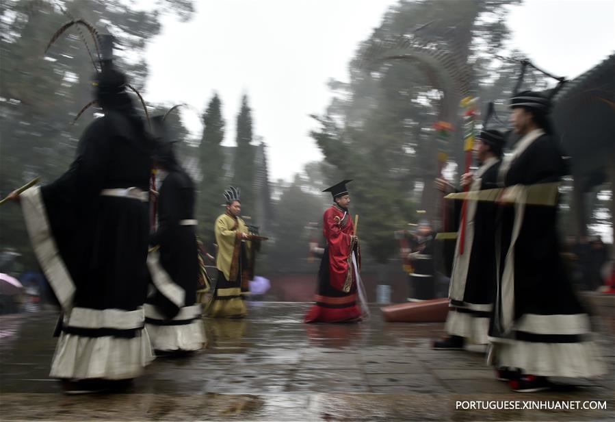 Ritual de oferenda para celebrar Mêncio é realizado em Shandong