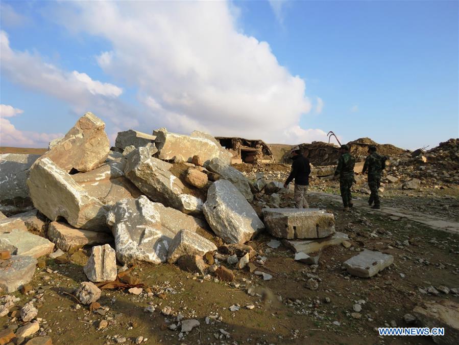 Galeria: Relíquias arqueológicas destruídas no Iraque