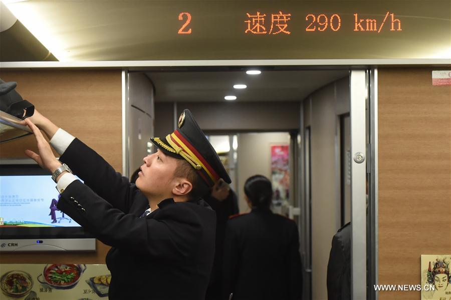 Inaugurada principal ferrovia de alta velocidade leste-oeste na China