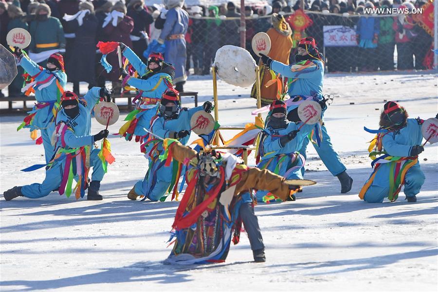 Época de pesca de inverno iniciada com celebrações no nordeste da China