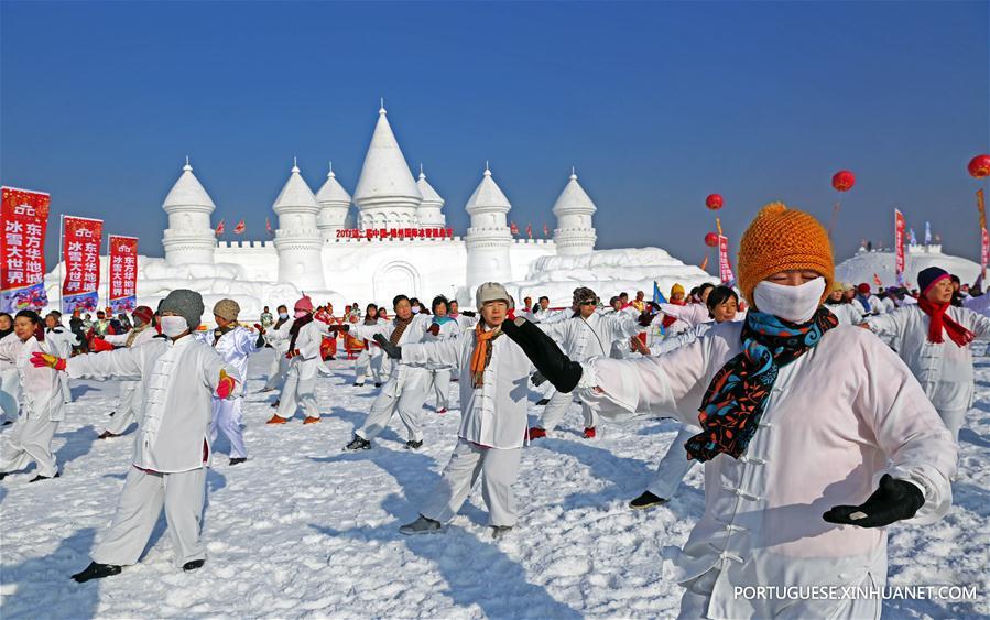 Jinzhou inaugura Festival Internacional de Gelo, Neve e Fontes Termais