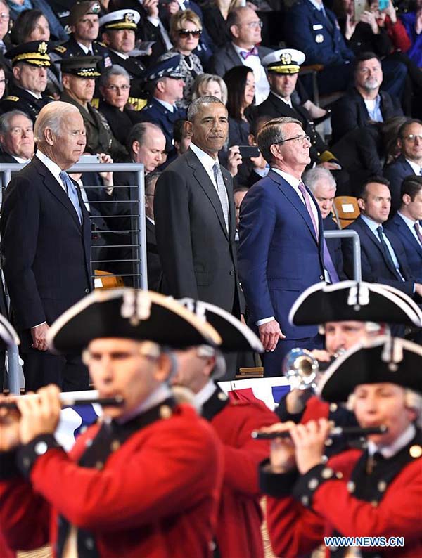 Forças armadas se despedem de Obama