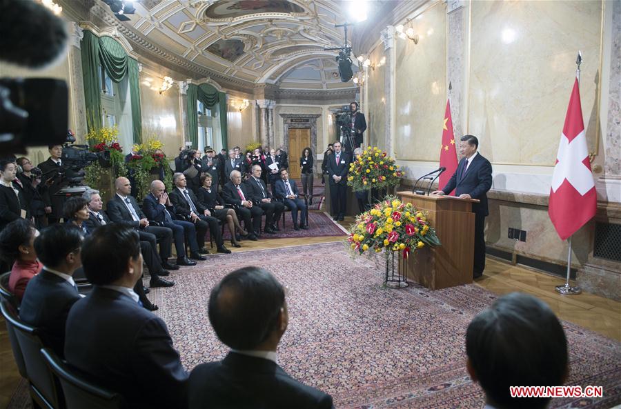Xi Jinping em visita de Estado à Suíça com reforço de amizade e cooperação na agenda