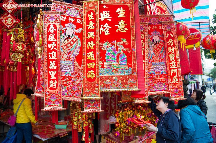 Preparativos para o Festival da Primavera por toda a China