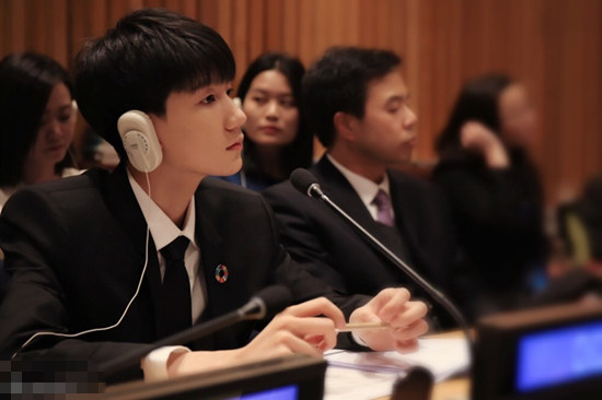 Astro teen na China fala sobre educação de qualidade em fórum da ONU