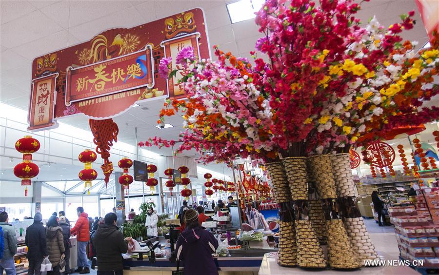 Decorações do Ano Novo Chinês animam Toronto