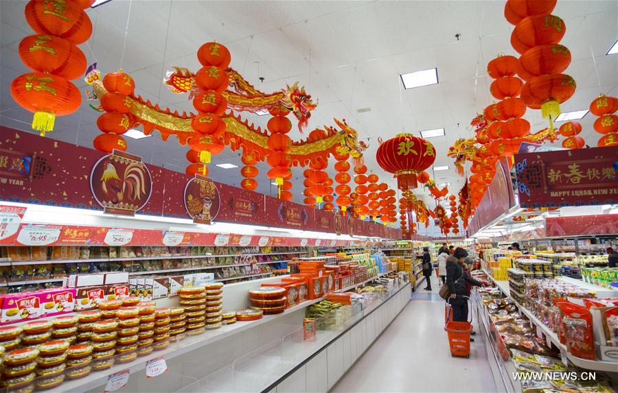 Decorações do Ano Novo Chinês animam Toronto