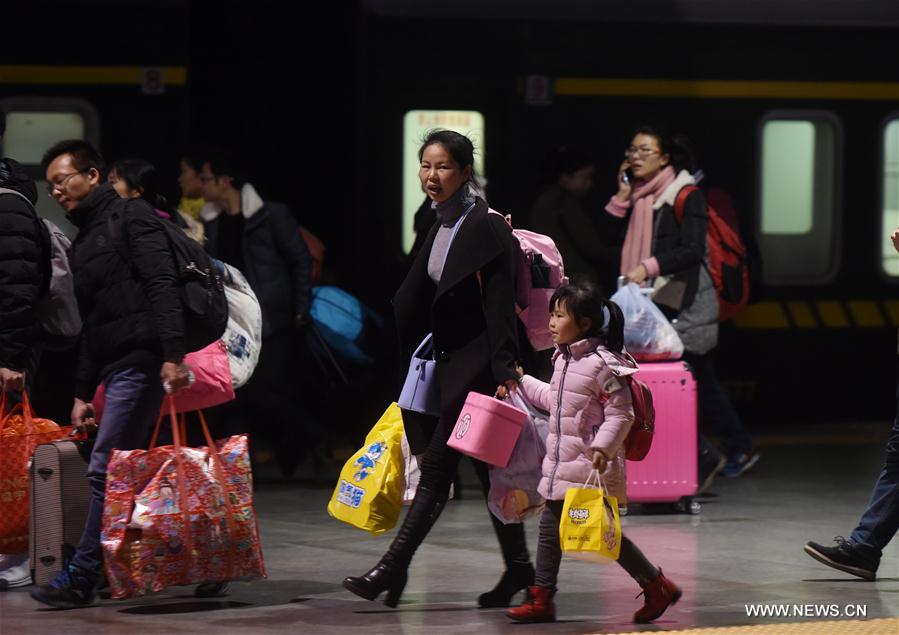 Ferrovias chinesas transportaram 52 milhões de passageiros durante o Festival da Primavera