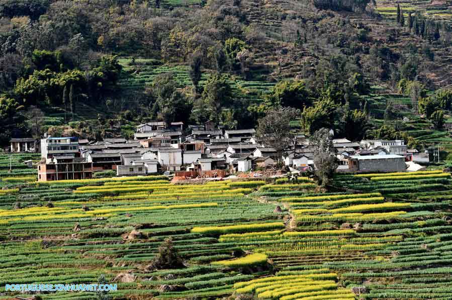 Imagens da Vila de Cuihua em Yunnan